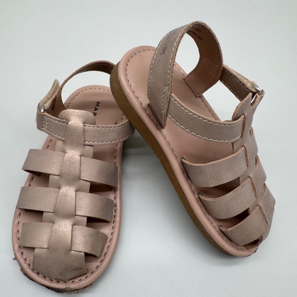 Marc Fisher - Copper/Tan Fisherman Sandals - Toddler 7 - Picture 1 of 3